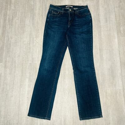 Levi Strauss dark wash blue jeans size 10L