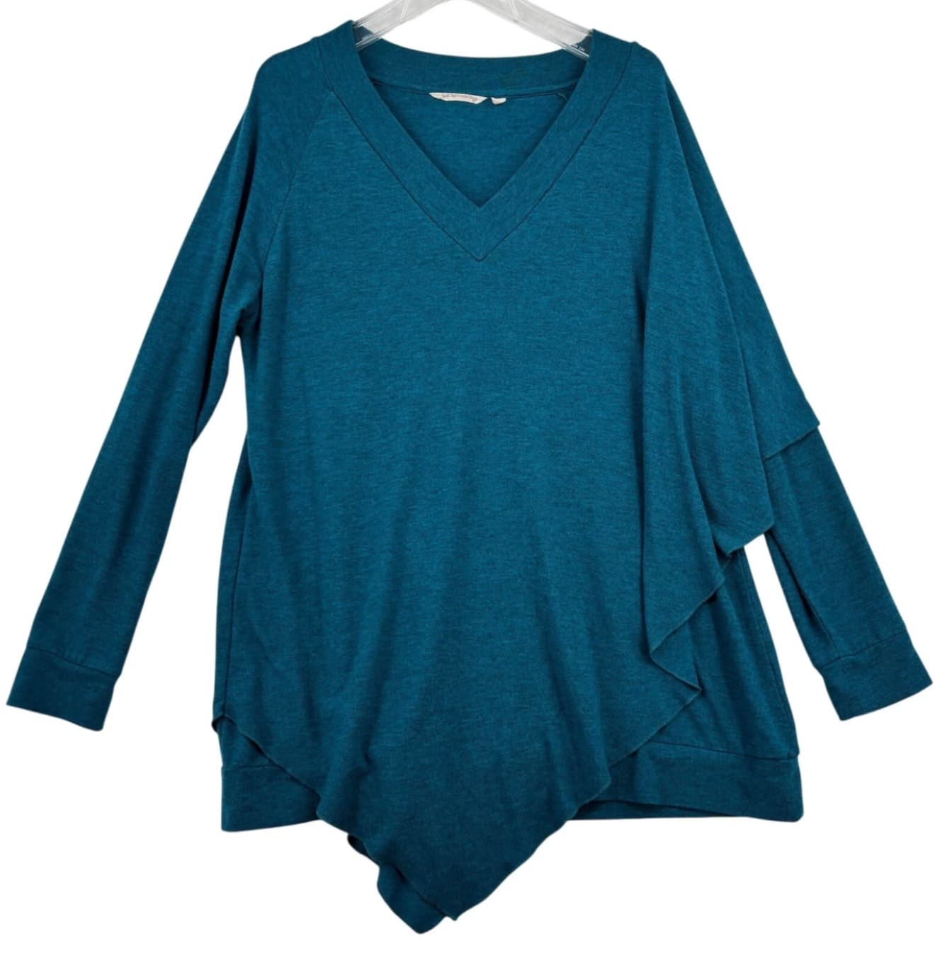 Soft Surroundings asymmetric hem tunic top