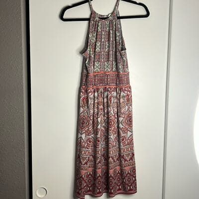 London times pink printed casual dress. Very soft