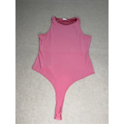 meraki Pink Sleeveless One-Piece Bodysuit