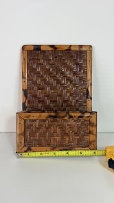 Decorative Wood Bamboo Ratton Storage