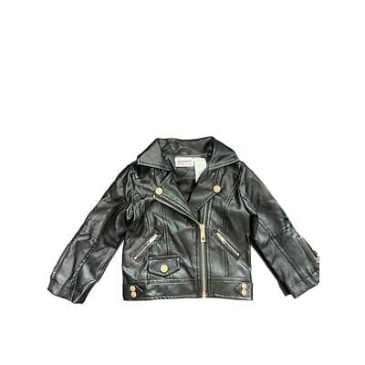 Blueberi boulevard 2T faux leather kids jacket