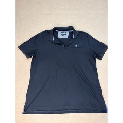 Banana Republic Black Short Sleeve Polo sz XXL