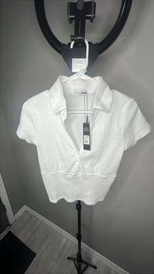 NWT White collar shirt
