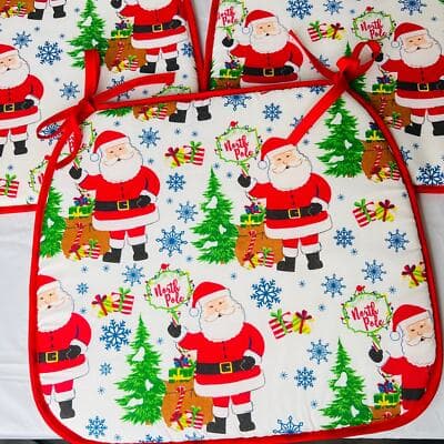 NWT Set of 3 Christmas Chair Cushion Pads