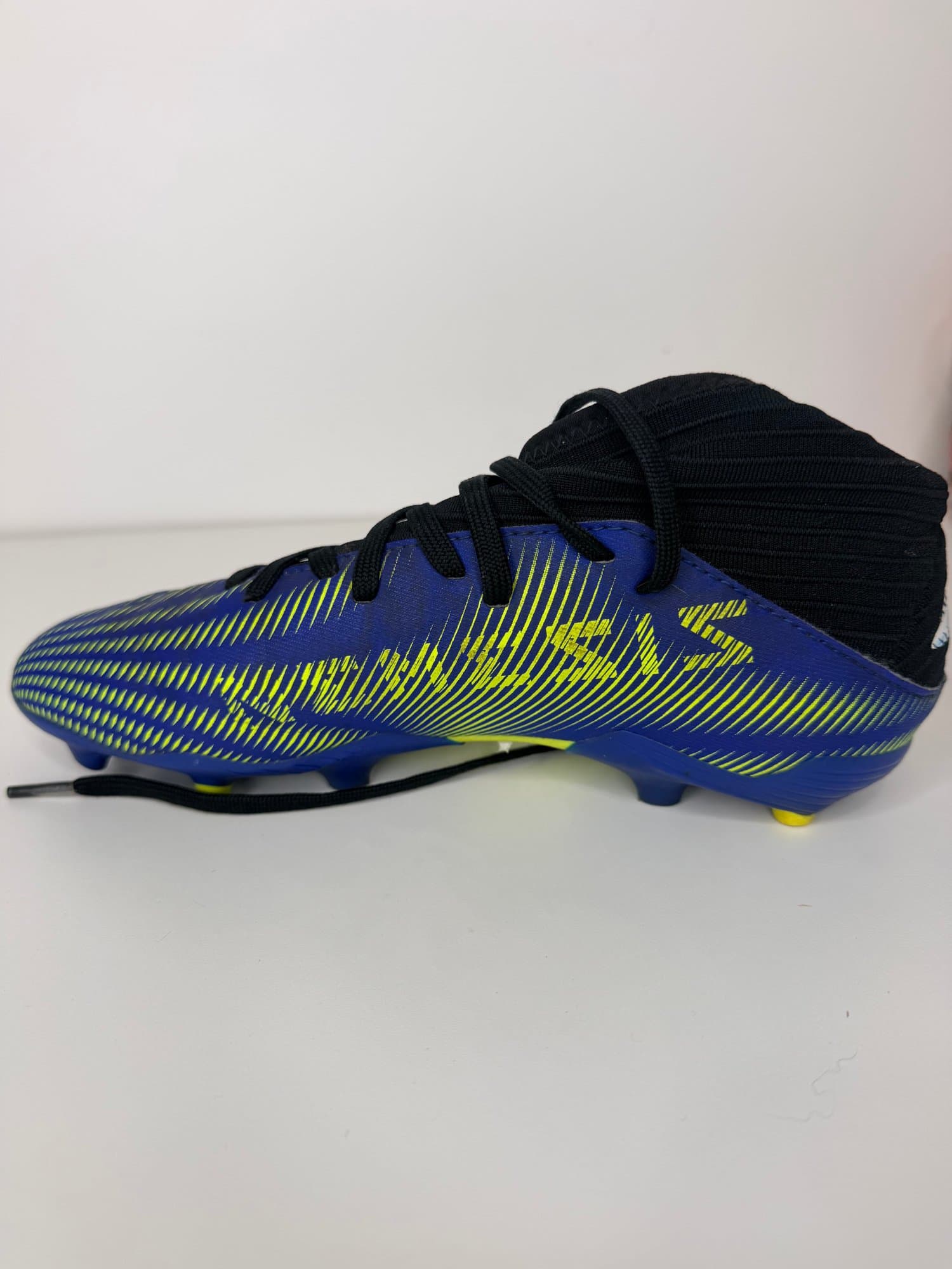 Adidas Nemeziz soccer cleats with sock collar big kids youth size US 5