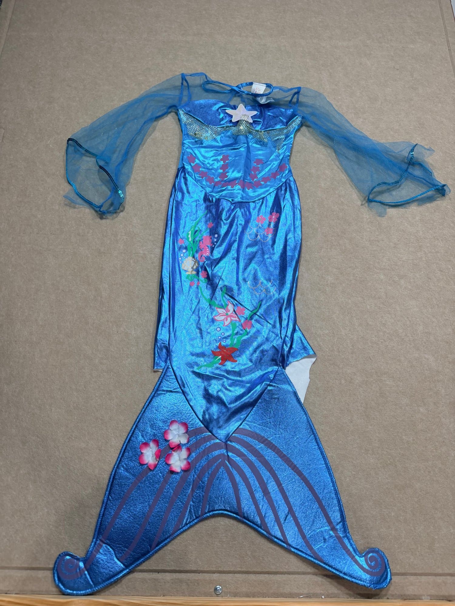 Kids Mermaid costume dress with tail Rubies size small halloween cosplay costume