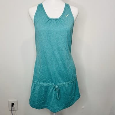 Nike Dri Fit Shirt Dress Size S Teal