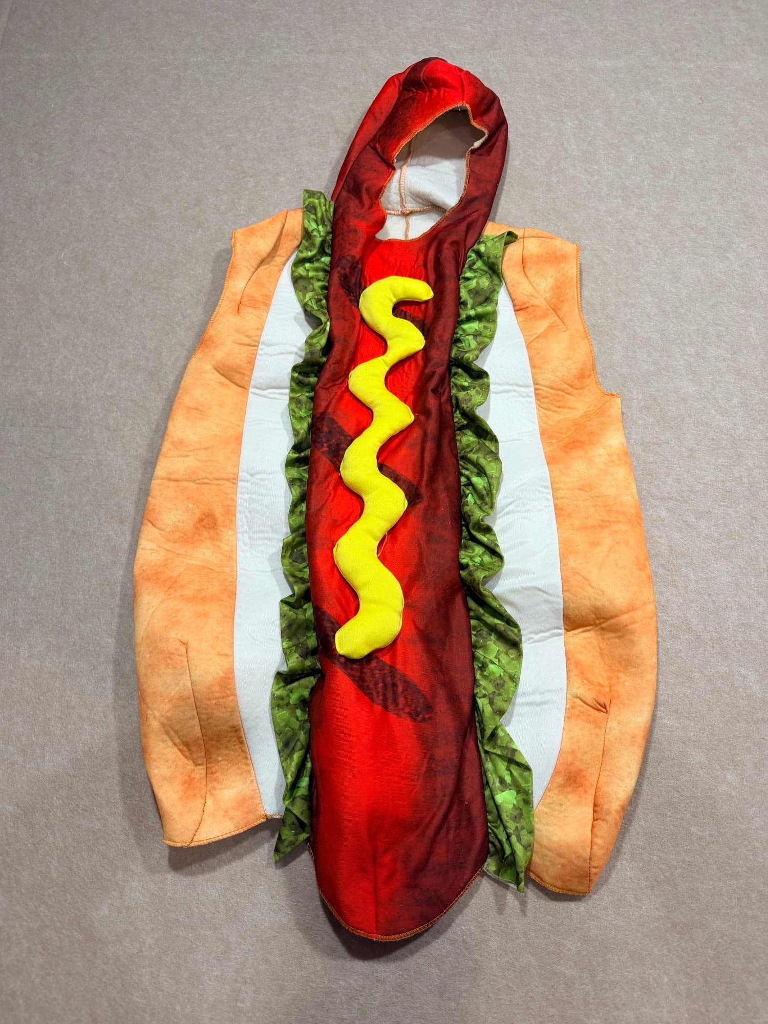 Spirit Halloween cosplay hot dog costume kids one size