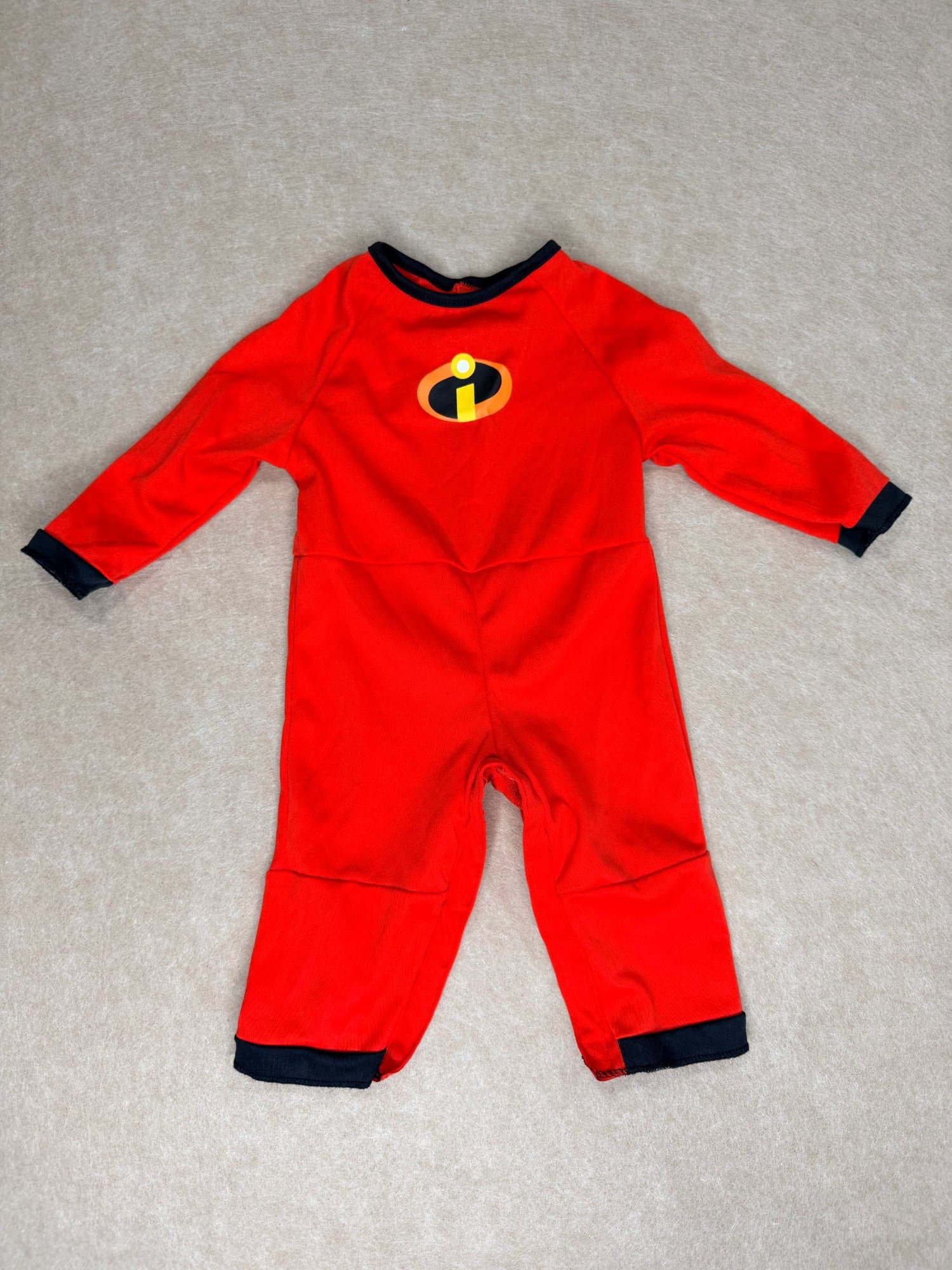 Disney Pixar The Incredibles halloween cosplay costume romper 0-6mo.