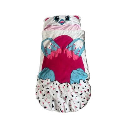 Hatchimals Hooded Sherpa Slumber Bag/Sleeping Bag