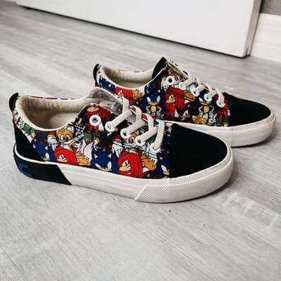 Sonic The Hedgehog Kid Shoes Size 1 Sneakers