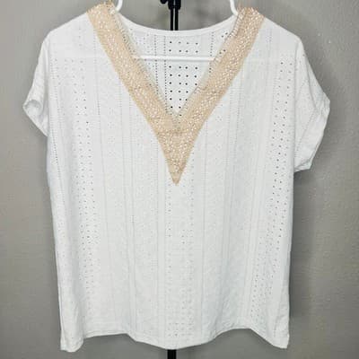 Sheer white shirt