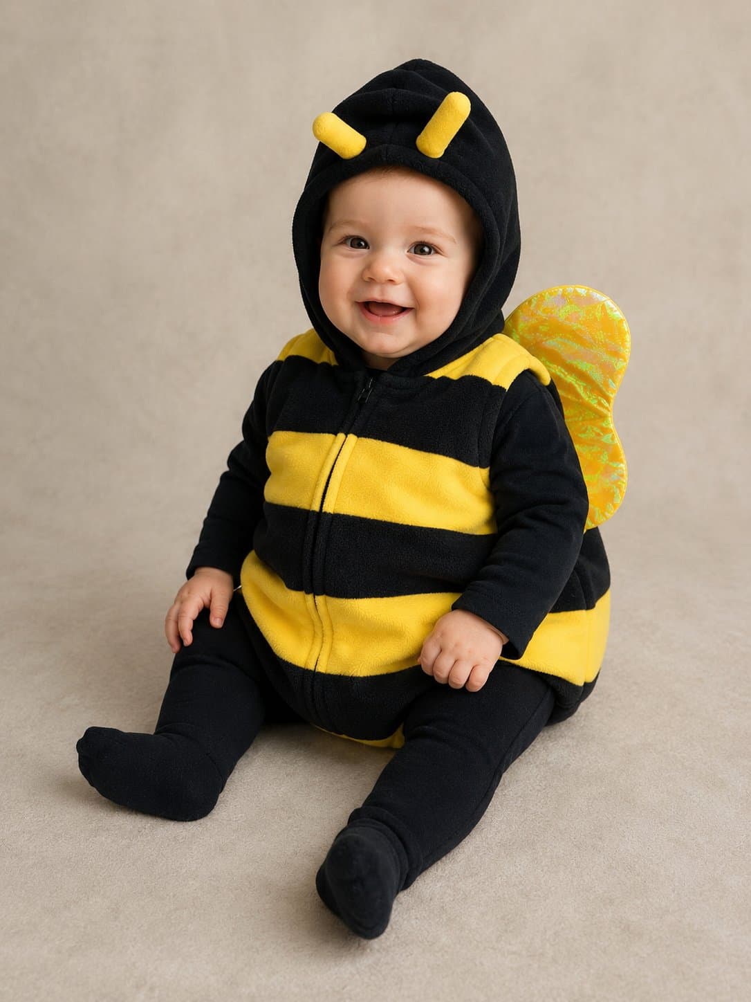 Baby bumblebee with wings and antenna hood 6-9m halloween cosplay costume
