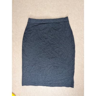 Liz Claiborne Charcoal Gray Pencil Skirt