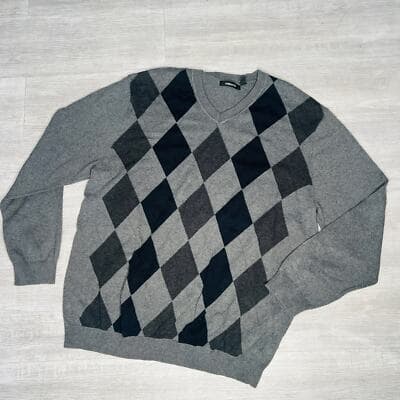 Xl Claiborne Grey Long Sleeve