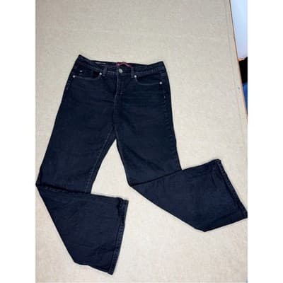 Gloria Vanderbilt Black Isabelle Flare Jeans size 14P